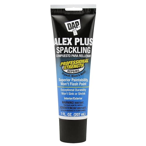 DAP Alex Plus Spackling, White, 7 Oz (7079818744)