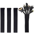 JOTO 4 Pack Cable Management Sleeve 19-20 Inches -Black - color: Black, size: 4 Pack, 20 Inches
