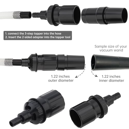 Vacuum Cleaner Attachments 8pcs, Mini Micro Tool for Interiors Cleaning Kit, Car Detailing Vacuum Attachment Cleaner, Crevice Cleaning Tool Brush Universal Accessories for Car Keyboard Home