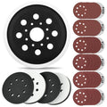 5" Hook & Loop Replacement Sander Pad RS034 & RS035 Compatible with Bosch Random Orbital Sander ROS20 ROS20VS GEX12V with 4 PCS Foam Pad & 36 PCS Sanding Discs 100 150 180 240 320 400 Grits - style: For RS034 & RS035