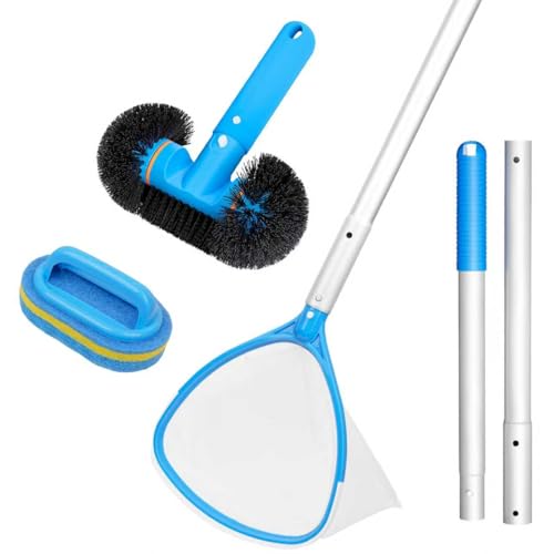 TidyMister 4-in-1 Spa Cleaning Kit with 2 ft Pole - size: 4pcs