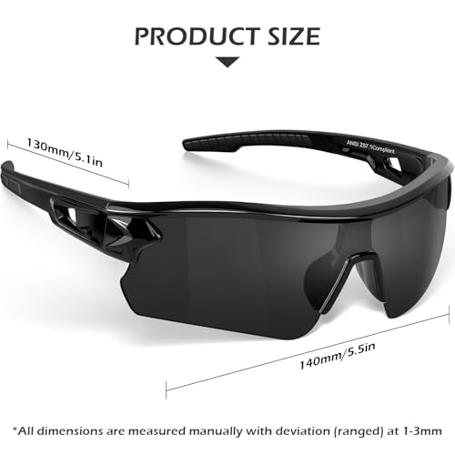 OXG Work Safety Glasses for Men Women, ANSI Z87.1 UV Protection - color: 24p-grey