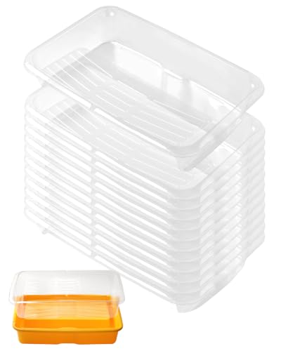 VOOMEY 18 Inch Paint Tray Liners, 12PCS Disposable Roller Tray Inserts - size: 18 Inch Paint Tray Liners (12pcs)