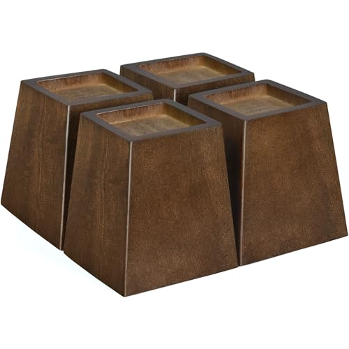 Wood Bed Risers (4 inch Pyramid) - size: 4 inch Pyramid