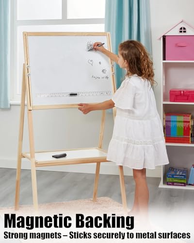 Magnetic Math 1m Ruler, Large Teaching Aids Classroom Math Geometry Tool Set Enhances Classroom Learning, Easily Mounts to Blackboard, Transparent - size: Transparent