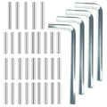 Spring Hinge Tension Pin Replacement Kit.42pcs Stainless Steel Shelf Pins and 4pcs Hex Wrenches,Metal Dowel Pegs Shelf Support Pins Kit for Self Closing Door Hinges Garage Door Closer Hinge