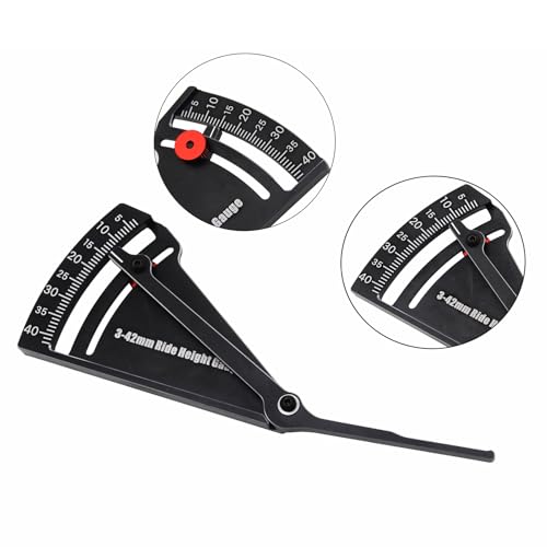 Aluminum RC Car 3–42mm Ride Height Gauge for 1/10 On-Road RC Cars