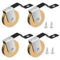 4 Pack Sliding Screen Door Rollers for Academy Doors, Smooth & Quiet, 1" Concaved Steel Ball Bearing, Rollers with Replaces B 638, B 687, B 639 and B 756 Used on Both Top and Bottom, 4Pack - color: B638 4pc