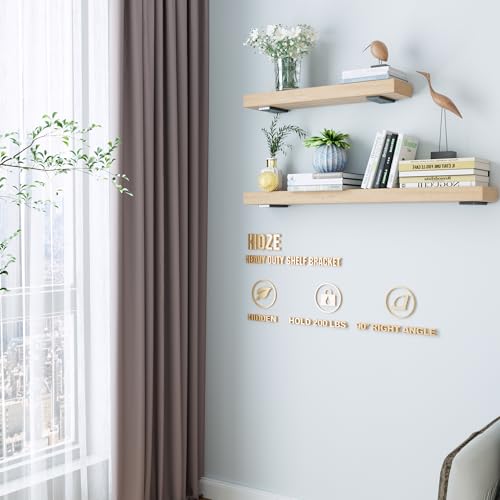 Heavy Duty Metal Shelf Brackets 4-Inch, Set of 4, Modern Black Matte Finish, 1/5" Thick Steel, Easy-to-Install, Strong Support for Shelves, Versatile & Stylish - size: 4 Inch, style: 4 Pack