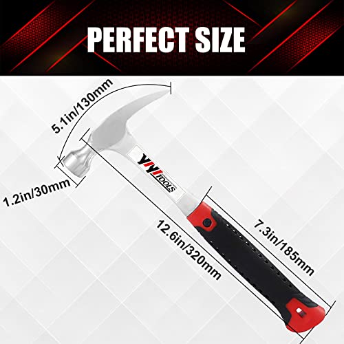 Claw Hammer forged in one piece- 16OZ - size: 16oz - Forged In One Piece