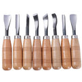 8PCS Wood Carving Chisels, Wood Carver, Carving Tool Set, Spoon Carving, Bowl Carving Tool, Spoon Gouge, Curved Chisel, DIY Sculpture Carving