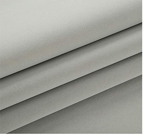 Self Adhesive Velvet Flocking Liner for Jewelry Drawer 17.7" x 117" Peel and Stick Craft Fabric - color: Gray, size: 17.7"W x 117"L