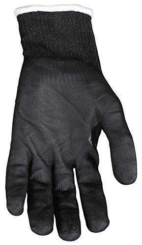 MCR Safety 92735NS Cut Pro 15 Gauge HyperMax/Steel Work Glove, Cut Protection, Nitrile Coated Palm & Fingertips, Thumb Crotch, Touchscreen Friendly, Small - size: Small