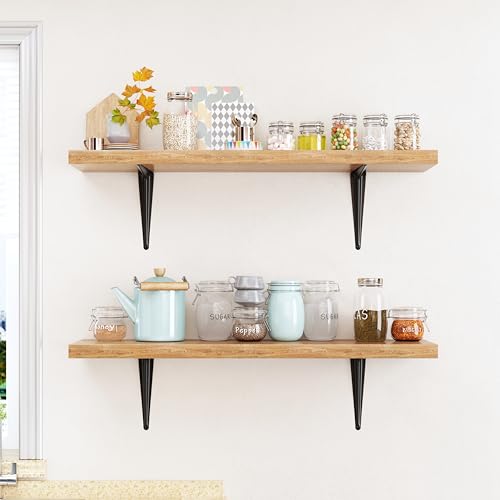 20 Pack Shelf Brackets 12 Inch, Black Metal Brackets for Shelves, L Shape Shelving Brackets (Black, 12" x 10") - color: Black, size: 12" x 10"