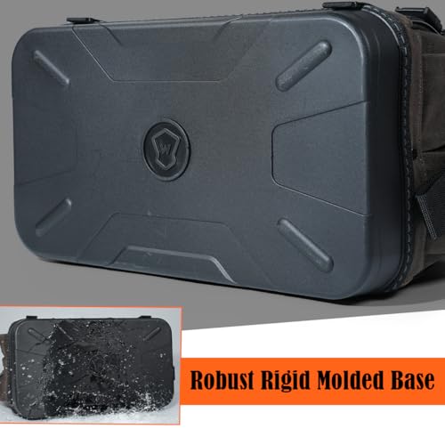 WELKINLAND 53Pockets Hard-Bottom HVAC Bag, Dual-Open Electrician Tool Bags