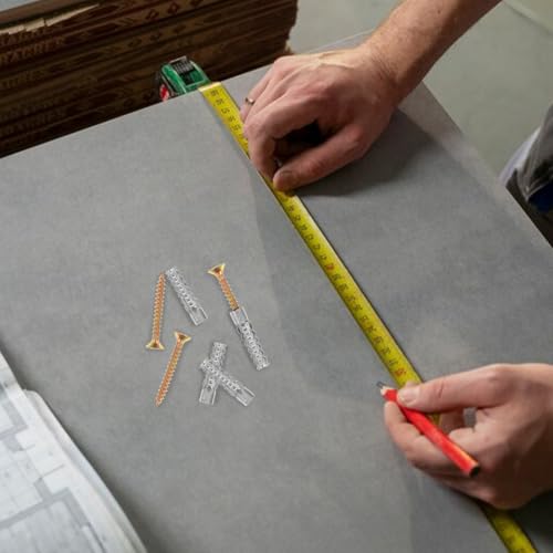 ARTIBETTER Drywall Anchors and Screws Kit 20 Iron Expansion Tubes with 20 Drywall Screws Wall Anchors for Shelf Mounting Heavy Duty Anchors for Home and Construction Projects