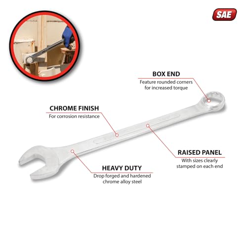 Performance Tool W376B 1-5/16 in. Jumbo Combination Wrench - size: 1-5/16", style: Jumbo Wrench