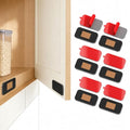 6 Pack Cabinet Magnets for Closure, Black, No Drill Ultra-Thin - color: Black, size: 6 Pack