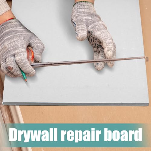 Amylove Drywall Repair Panel Drywall Patch Panel Repair for Mend Wall (2 Pcs,White,16 x 16 x1/2 Inch) - color: White, size: 16 x 16 x1/2 Inch