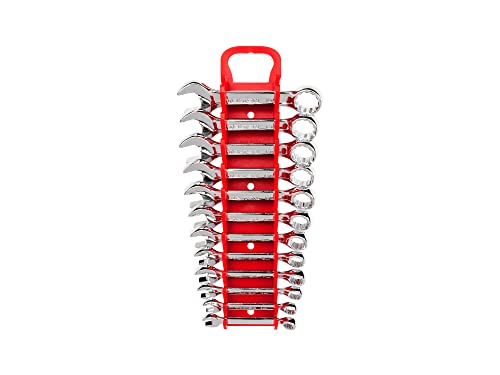 TEKTON Stubby Combination Wrench Set, 12-Piece | WRN01170 - size: 12-Piece (8-19 mm), style: Holder