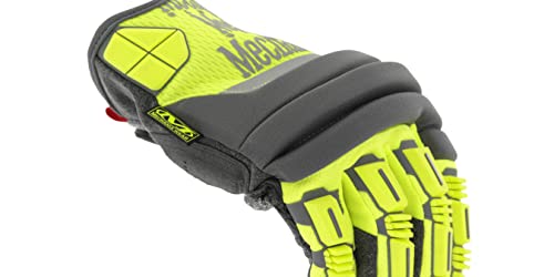 Mechanix Wear Hi-Viz M-Pact 2 Work Gloves X-Large Fluorescent Yellow - size: X-Large