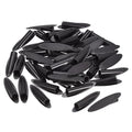 MECCANIXITY 9mm Plastic Pocket Hole Plugs,Wood Plugs for Pocket Hole Jig Working Tool Accessories,Black Pack of 100 - color: Black
