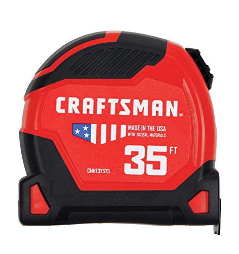 CRAFTSMAN Tape Measure, PROREACH, 35-Foot (CMHT37575S) - size: 10.7 m