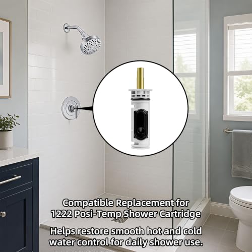 1222 Shower Cartridge Kit Replacement for Moen Posi Temp