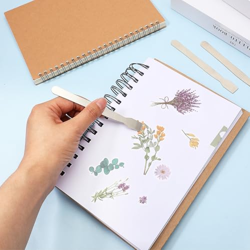 5Pcs Small Metal Scraper Tool Non-Scratch Cleaning Tool Multi-Use Scraping Tools for Removing Labels Oil Stains Food in Narrow Spaces and Gaps