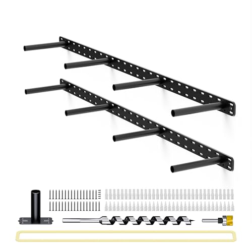 2pcs Floating Shelf Hardware Heavy Duty Hidden Shelf Brackets Support,Wall Mounting Invisible Floating Shelves Bracket with Jig (40" x 6" x 1.5") - size: 40" x 6" x 1.5"