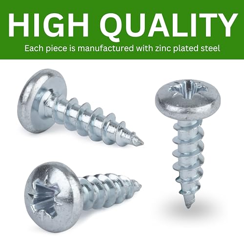 Spare Hardware Parts Replacement for IKEA Furniture Screw Chipboard Flat TRX Screw - Part #109598 | Chipboard Screw M4.5-2.0×16 Full Thread with PZD2 Recess| Pack of 16 - size: 109598