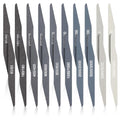 Honoson 20 Pcs Sanding Sticks Model, Low Grits Rating, Double Angle Shape - style: Double Angle Shape