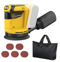 Cordless Random Orbital Sander Compatible with DeWalt 20V MAX Battery (No Battery) 5-Inch Brushless Electric Sander with 3-Speed & Dust Collector, for Woodworking, Metal& DIY Sanding
