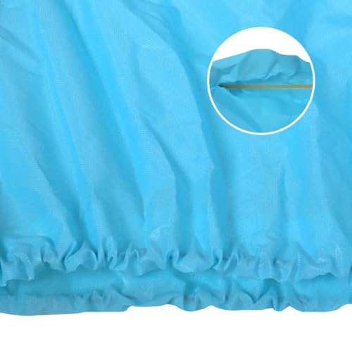 Yeios 100 Pack Waterproof Disposable Shoe Covers CPE Non Slip for Rain Mud