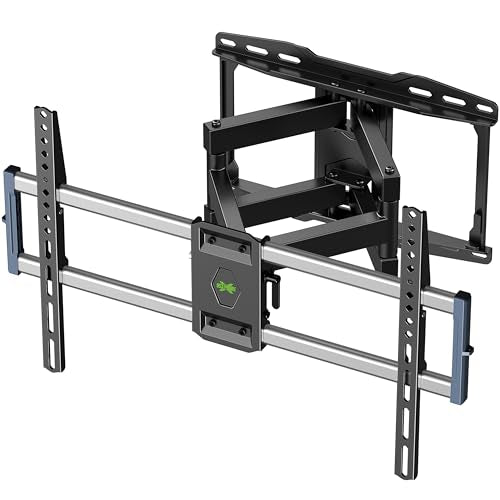 Outdoor TV Wall Mount for 47-90" TVS, Full Motion Weatherproof TV Bracket - size: For 47" to 90" TVs