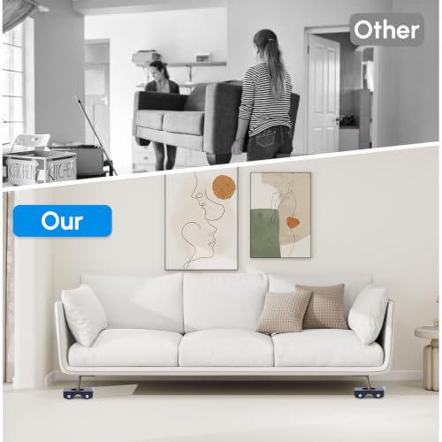 Furniture Sliders Appliance Rollers Furniture Mover with Wheels - size: 700LBS