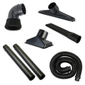 Shop Vac Accessories 2 1/2 inch Attachments (2.5 Wet Dry Vac Accessories - Extension Wands, Floor Brush, Dust Brush, Crevice Tool, Utility Nozzle, and Hose Kit (7-Pack Attachments) - size: 7-Pack Attachments