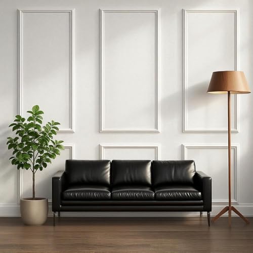 KESHWELL Premade Wall Panels,6 Frame Wall Panels for Interior Wall Decor