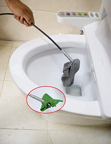 62 Inch Drain Snake Drain Clog Remover Flexible Grabber Pick Up Cleaning Tool Reacher Claw Stick,Drain Auger Cleaner Tool Grab Trash Hairs from Drain,Sink,Bathroom Tub Toilet Hose - style: 62 Inch