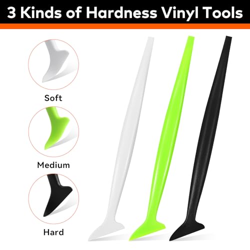 WRAPXPERT Vinyl Wrap Tool Kit,Car Wrap Kit Include Vinyl Wrap Gloves & Magnets,Utility Knife with Blades,Wrapping Paper Cutter,Felt Squeegee Corner Squeegee Window Tint Tools - color: 18-in-1 Set