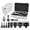 Diamond Core Drill Bit Set - FOCSTOL 11pcs (6/6/8/25/35/51/65/76mm+20mm Drilling Milling Bit+50mm Beveling Chamfer Bit+SDS Adapter) Diamond Hole Saw Kit for Porcelain Ceramic Tile Marble Granite - size: KIT5