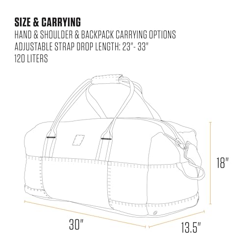 Carhartt Utility 120L Duffel Carhartt Brown - color: Carhartt Brown, style: 120l