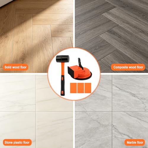 Floor Gap Fixer Tool, Plank Gap Repair Kit, Heavy‑Duty Suction Cup