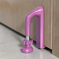 Portable Door Lock Travel Security, Pink Anti-Theft Stopper