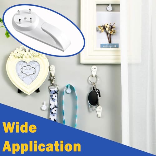 100PCS Picture Hanging Kit,Picture Hangers Concrete Wall Hooks Cinder Block Wall Hangers,Picture Hangers for Concrete Walls,Hardwall Hangers for Photo Frame,Canvas,Clock, House Decoration - size: Mixed-100pcs