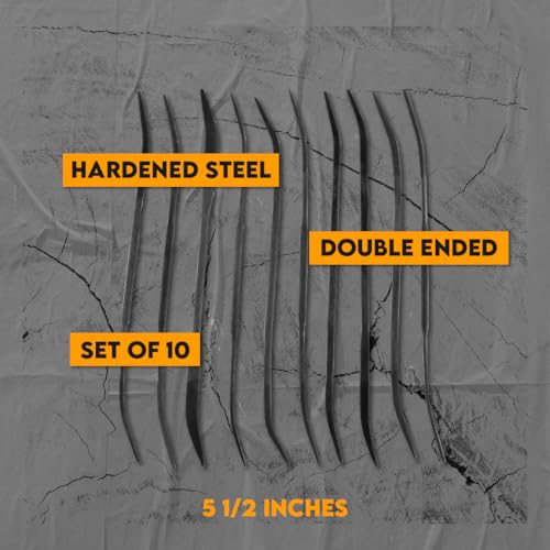 SE Riffler File Set - Precision Hand Tools - Double Ended Metal Files - Set of 10 Pcs - 745RF