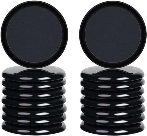 Ezprotekt Furniture Sliders for Carpet, 16Pcs 3.5" Furniture Movers Sliders - color: Black, size: 3.5"