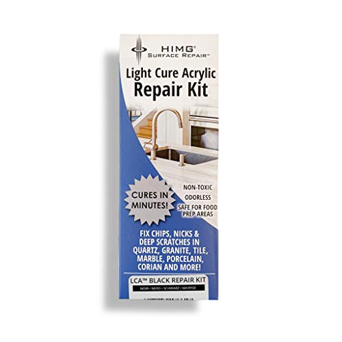 Black - Countertop Chip Repair Kit - Granite, Quartz, Corian, Marble - HIMG