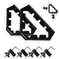 GOINGMAKE Corner Clamps for Woodworking Tools 45 and 90 Degree Clamps Aluminum Alloy Positioning Squares Right Angle Clamps Clamping Squares for Picture Frame Box Cabinets Drawers