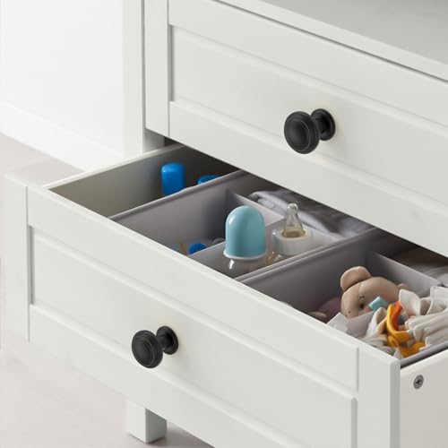 Amerdeco 10 Pack Matte Black Cabinet Knobs Single Hole Cabinet Pulls 1 Inch Drawer Knobs for Bathroom Cabinets ZH0086 - color: Matte Black, size: 1" Single Hole